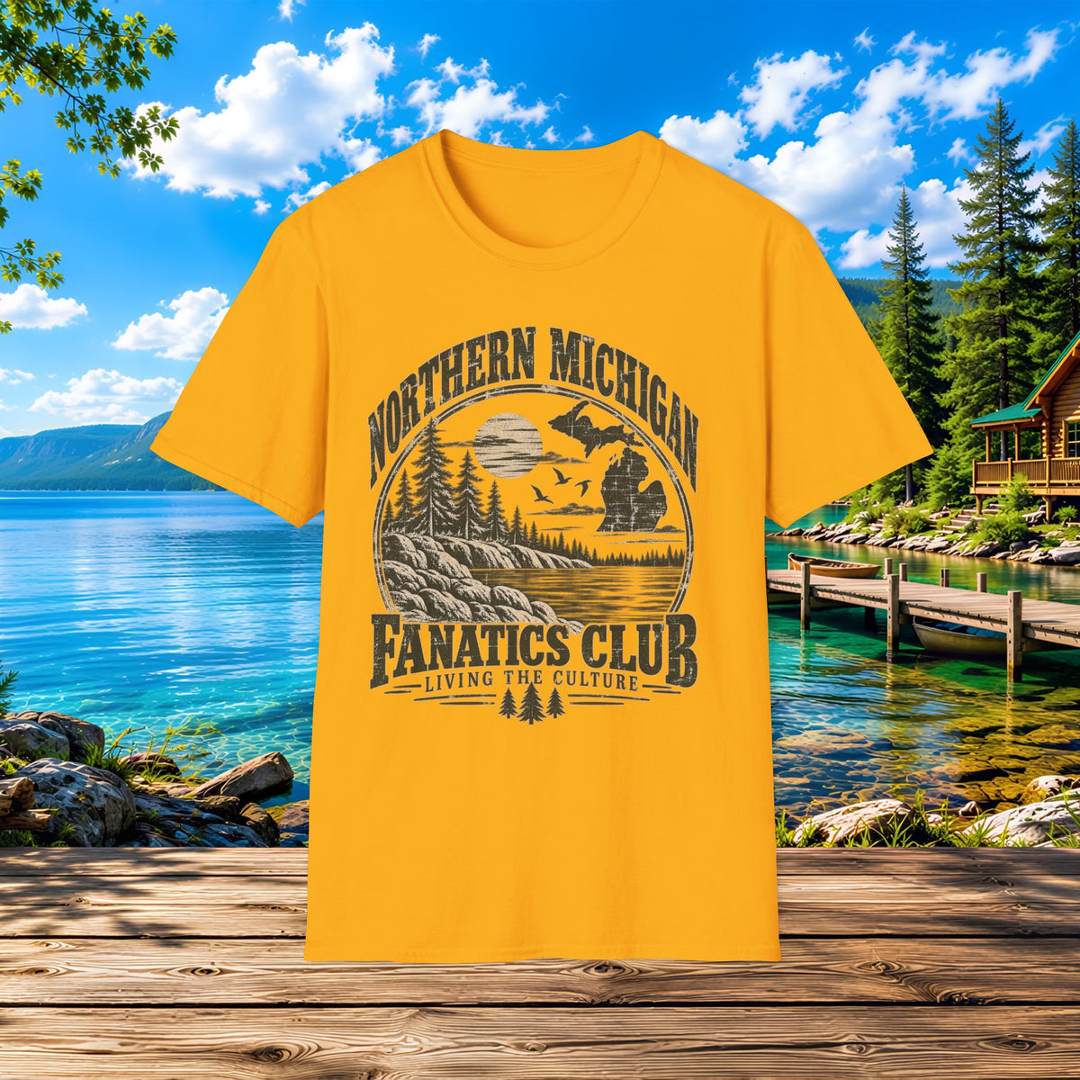 Northern Michigan Fanatics Club T-Shirt – Living The Culture