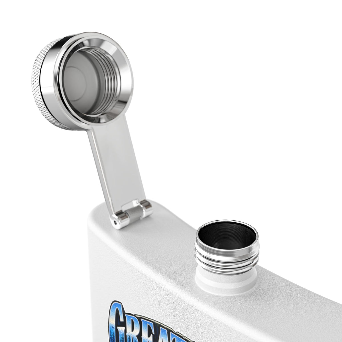Flask — Great Lakes UFO Sightings 6oz Stainless Steel Hip Flask