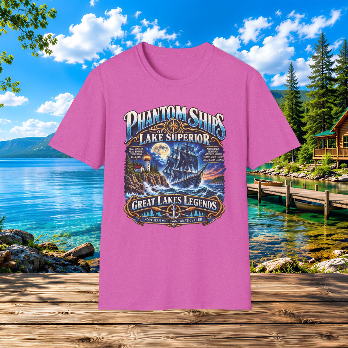 Michigan Mishipeshu Lake Monster T-Shirt — Northern Michigan Legends Graphic Tee