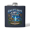 Flask — Great Lakes UFO Sightings 6oz Stainless Steel Hip Flask