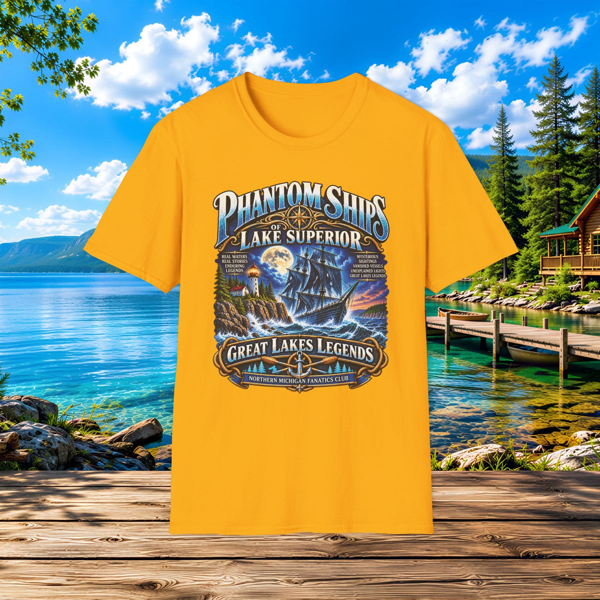 Michigan Mishipeshu Lake Monster T-Shirt — Northern Michigan Legends Graphic Tee