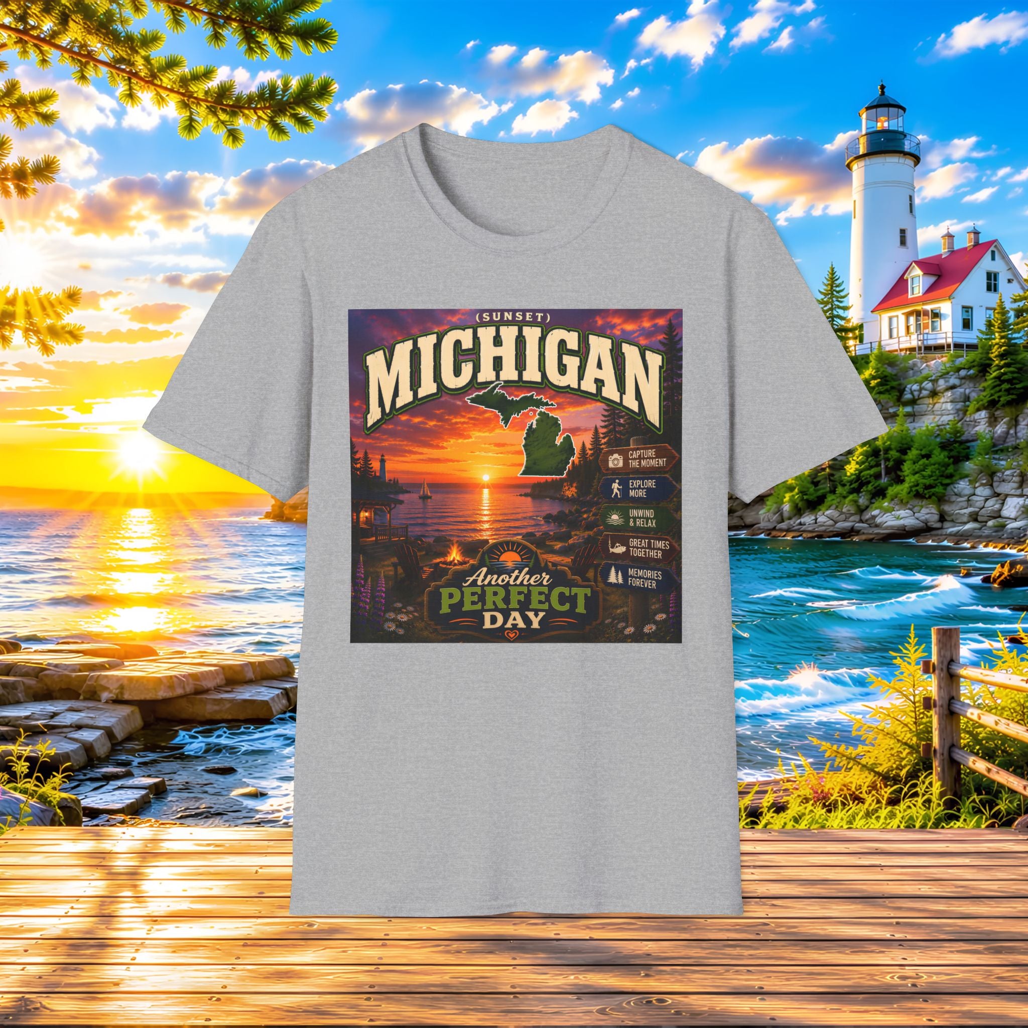 Michigan Sunset T-Shirt - Another Perfect Day
