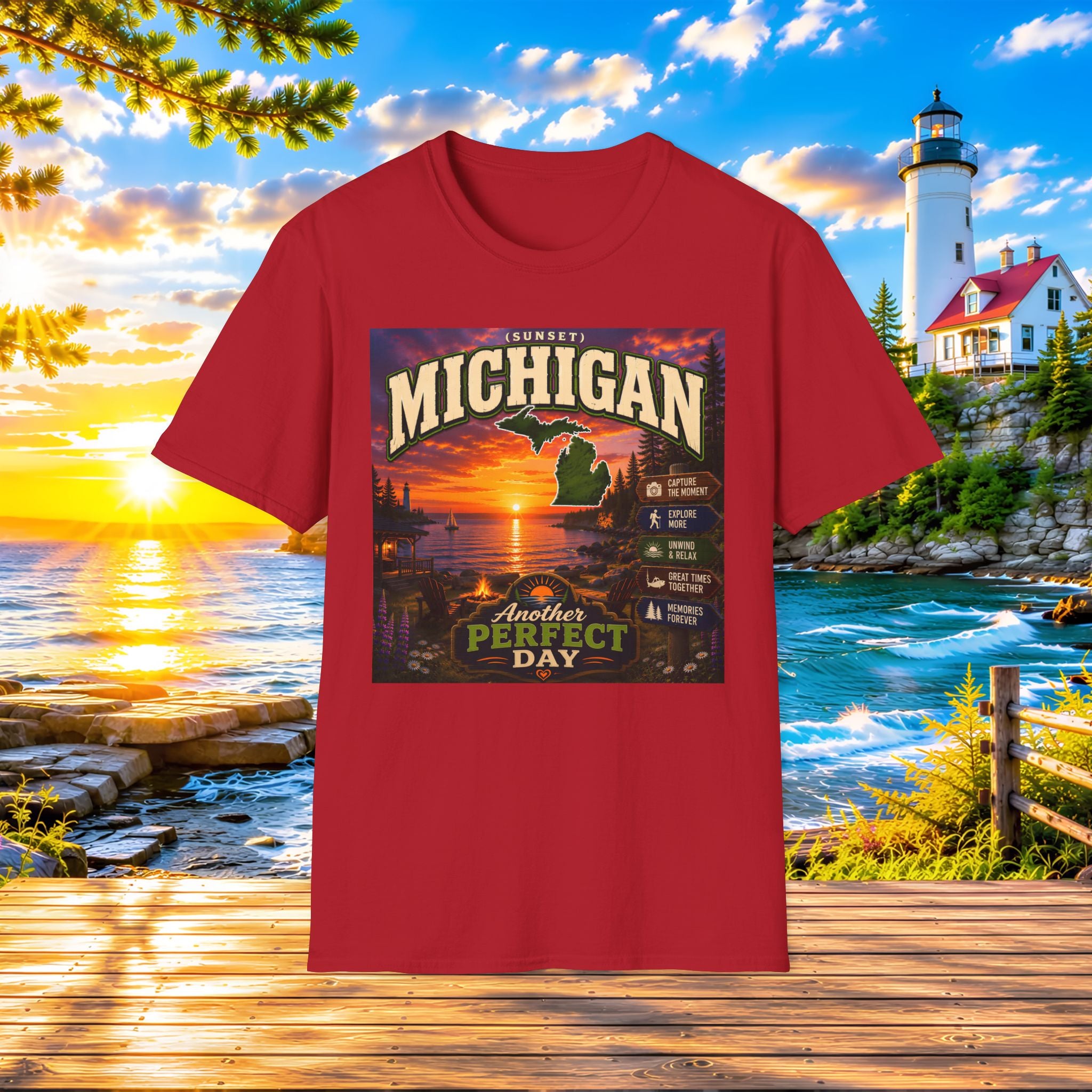 Michigan Sunset T-Shirt - Another Perfect Day