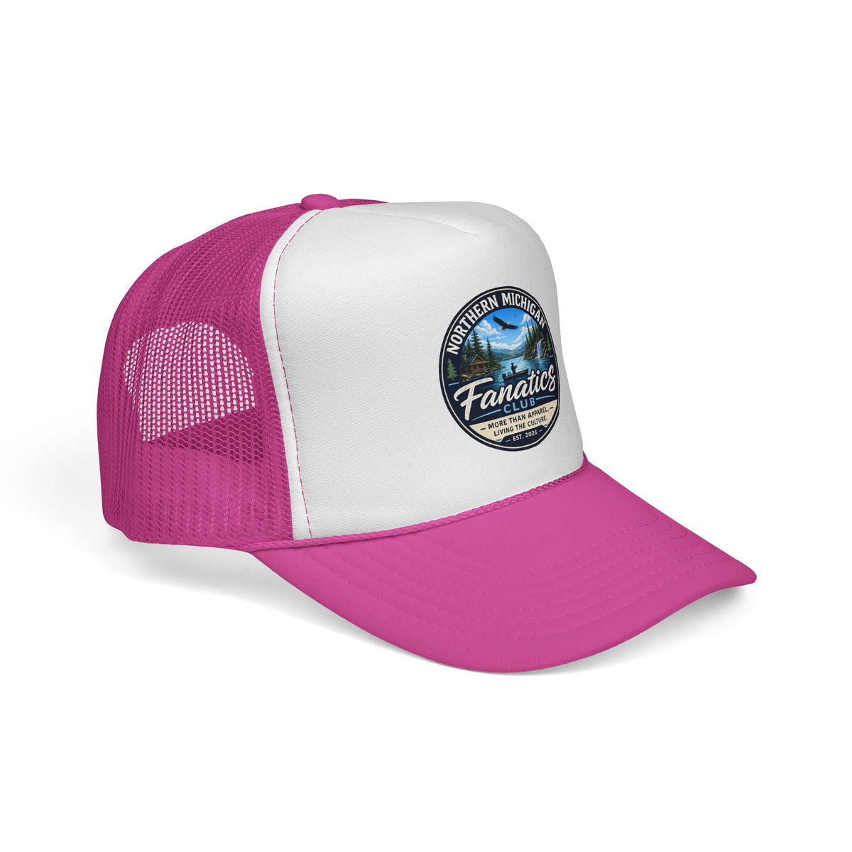 Northern Michigan Fanatics Trucker Cap — Vintage Lakeside Patch Hat
