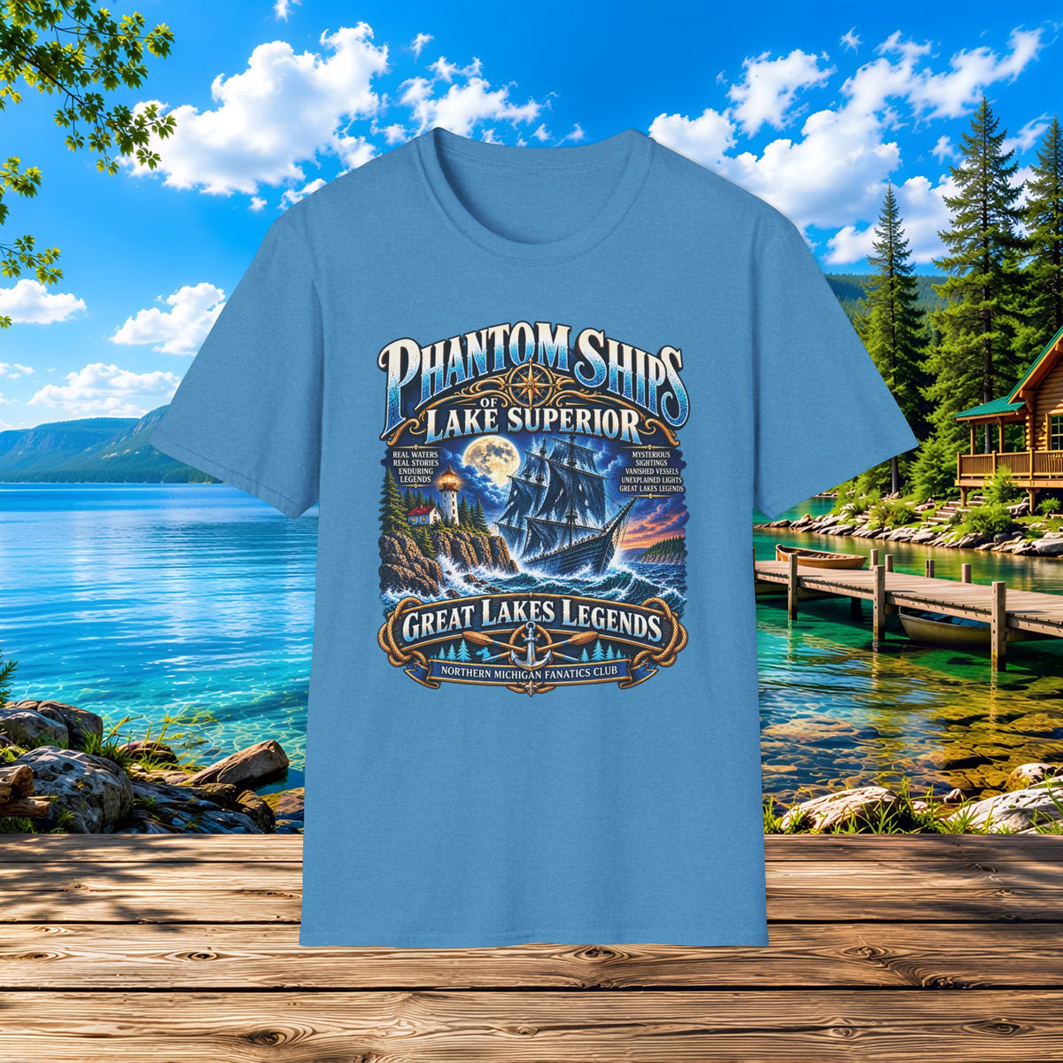 Michigan Mishipeshu Lake Monster T-Shirt — Northern Michigan Legends Graphic Tee