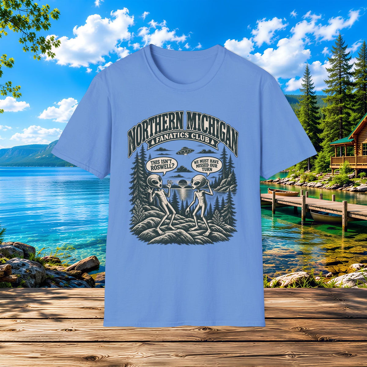 Northern Michigan Alien Invasion T-Shirt —  Aliens, Roswell, and UFO