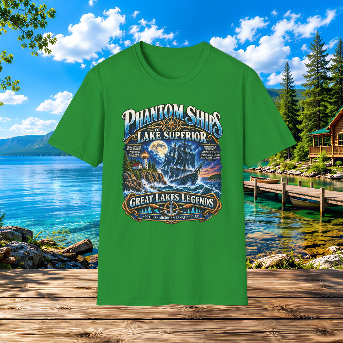 Michigan Mishipeshu Lake Monster T-Shirt — Northern Michigan Legends Graphic Tee