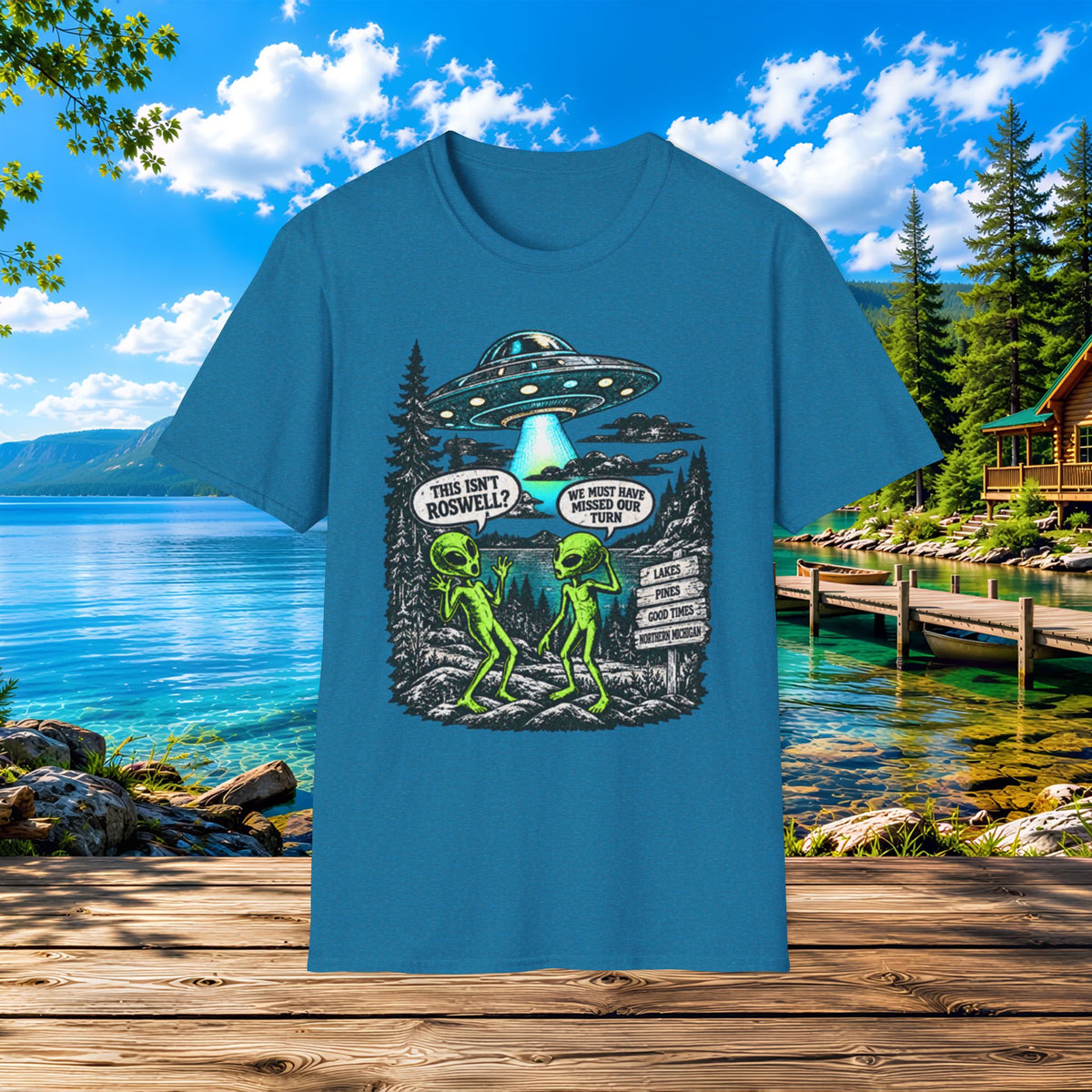Alien Invasion T-Shirt —  Aliens, Roswell, and UFO's