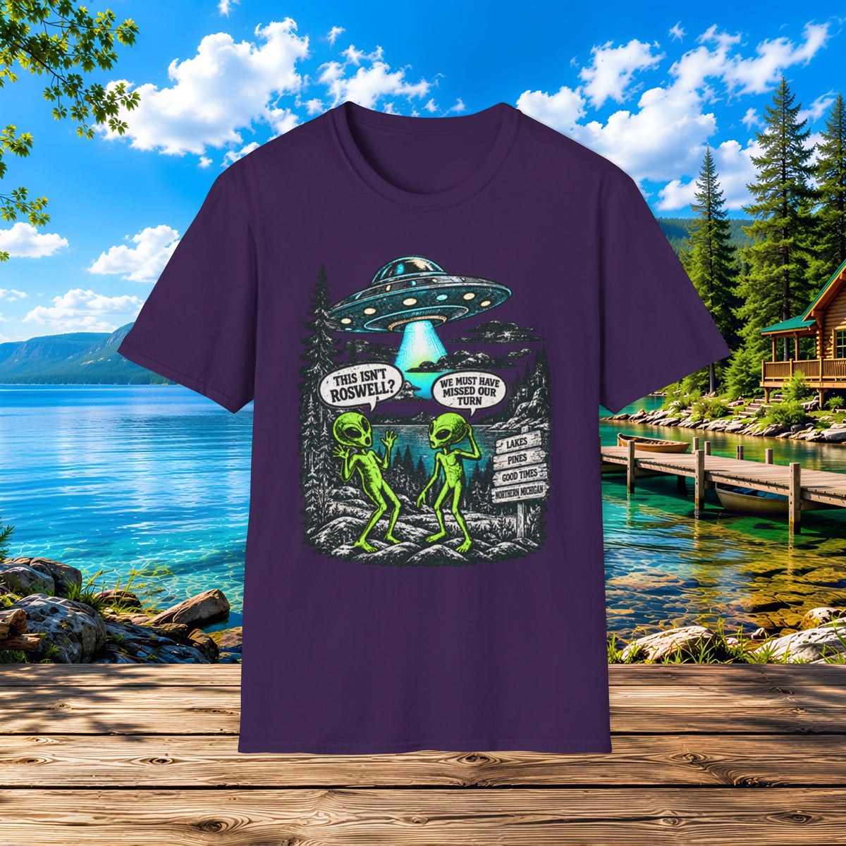 Alien Invasion T-Shirt —  Aliens, Roswell, and UFO's