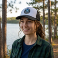 Northern Michigan Fanatics Trucker Cap — Vintage Lakeside Patch Hat