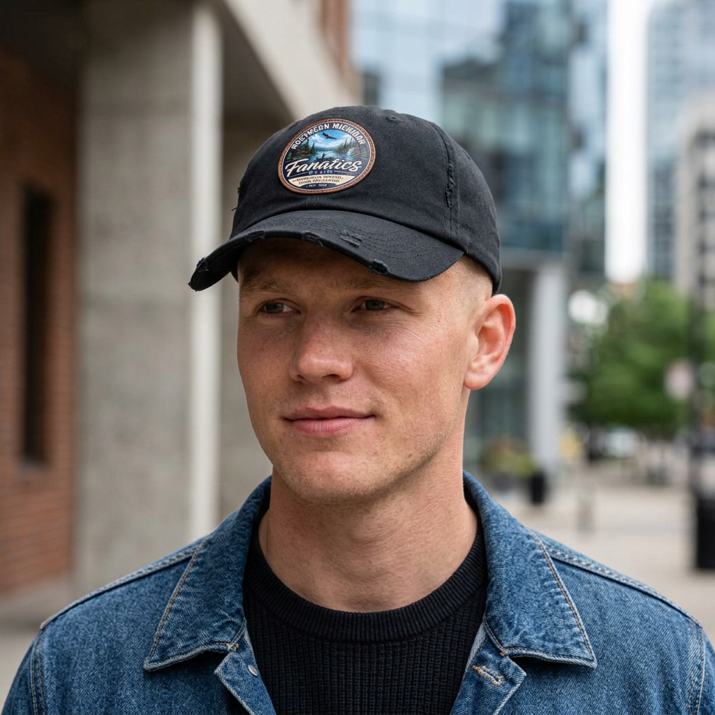 Northern Michigan Fanatics Distressed Cap