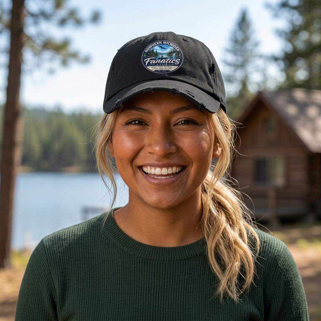 Northern Michigan Fanatics Distressed Cap