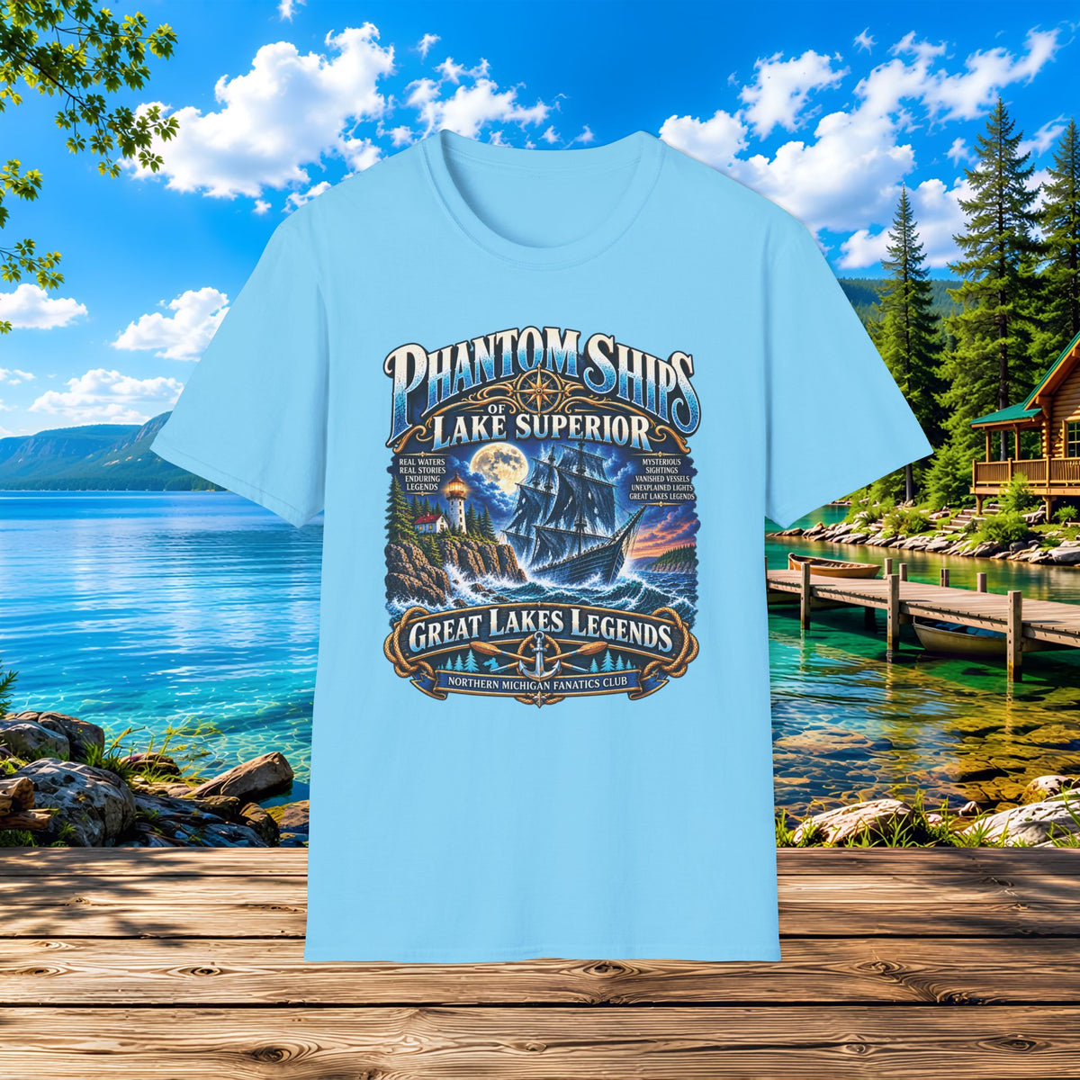 Michigan Mishipeshu Lake Monster T-Shirt — Northern Michigan Legends Graphic Tee