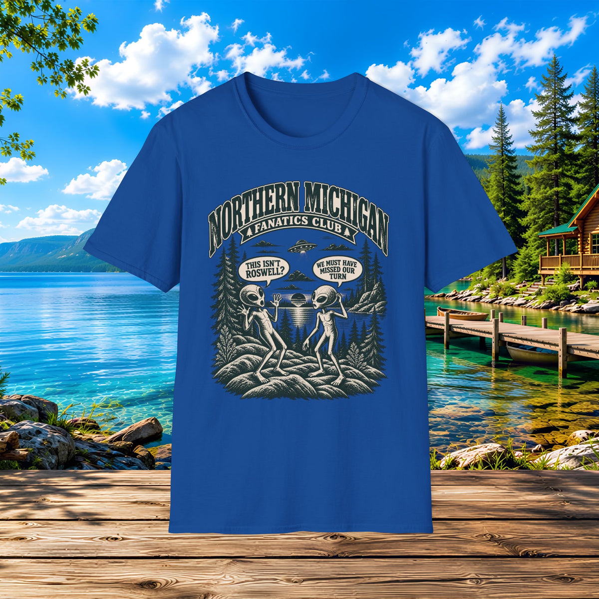 Northern Michigan Alien Invasion T-Shirt —  Aliens, Roswell, and UFO