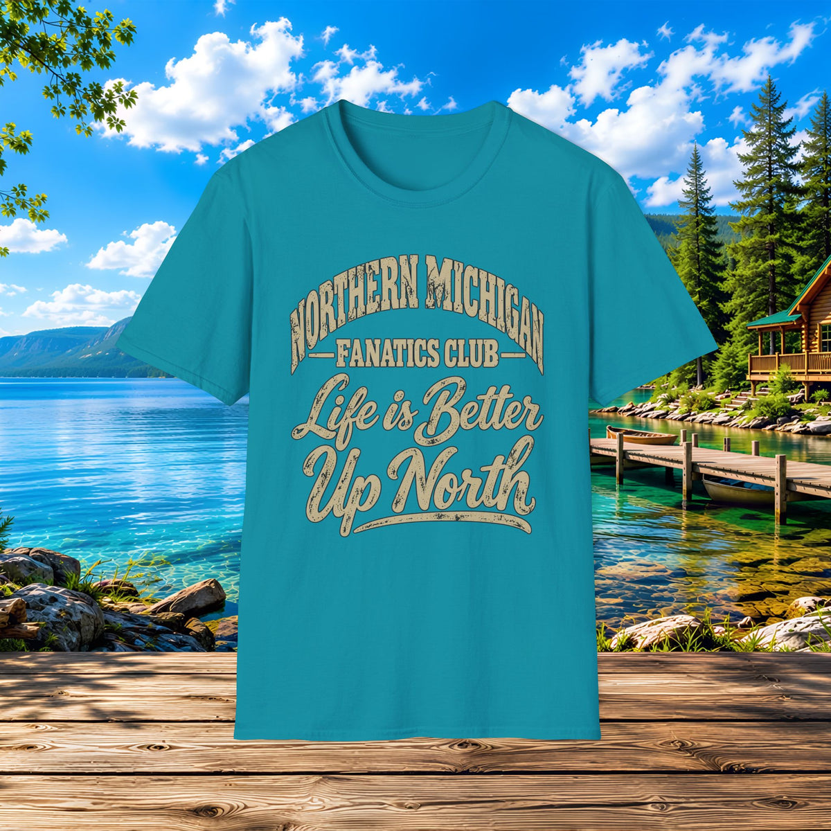 Northern Michigan "Life is Better Up North" T-Shirt