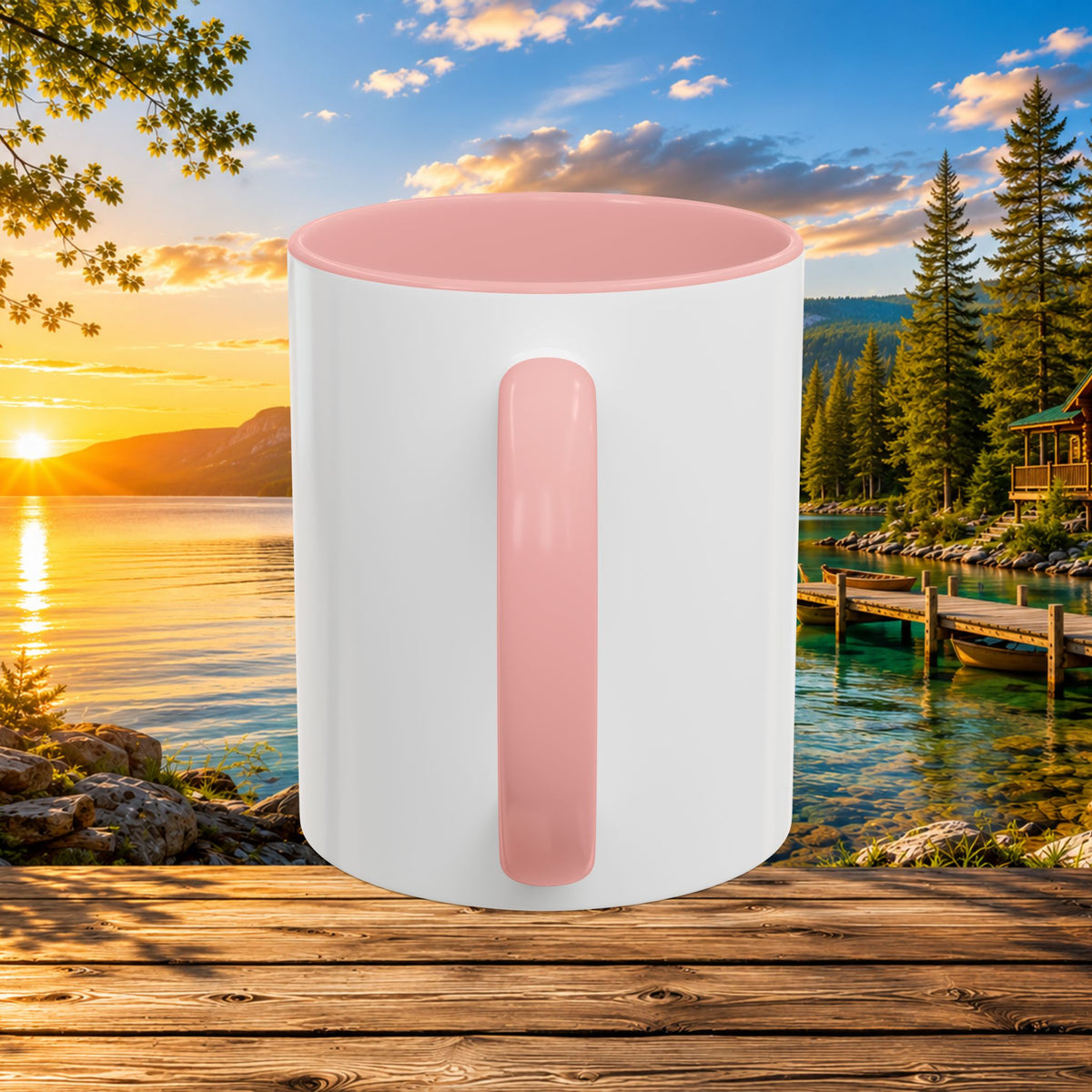 Northern Michigan Fanatics Club Coffee Mug – Scenic Lake Cabin Design (11/15oz)
