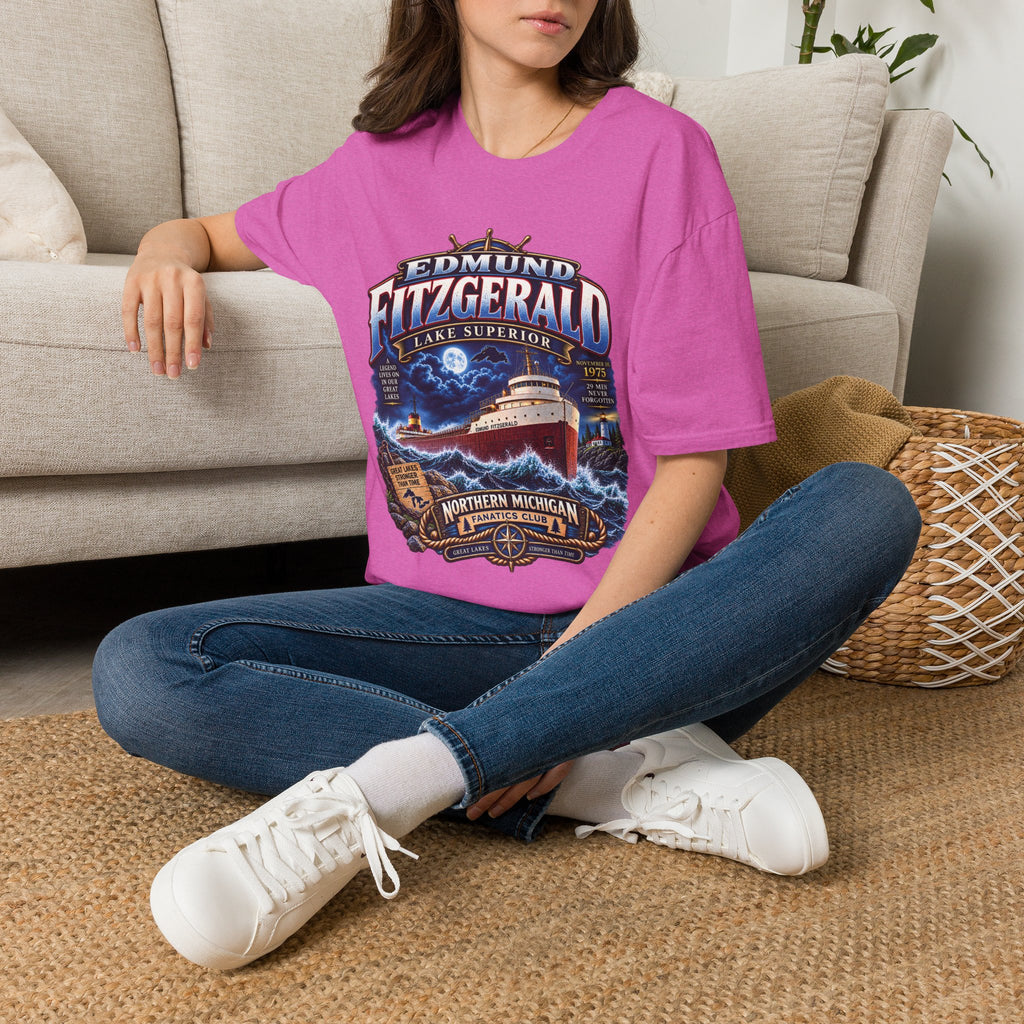 Edmund Fitzgerald Lake Superior T-Shirt — Northern Michigan Shipwreck Tribute