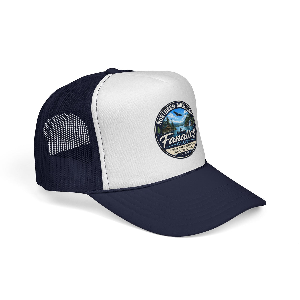 Northern Michigan Fanatics Trucker Cap — Vintage Lakeside Patch Hat