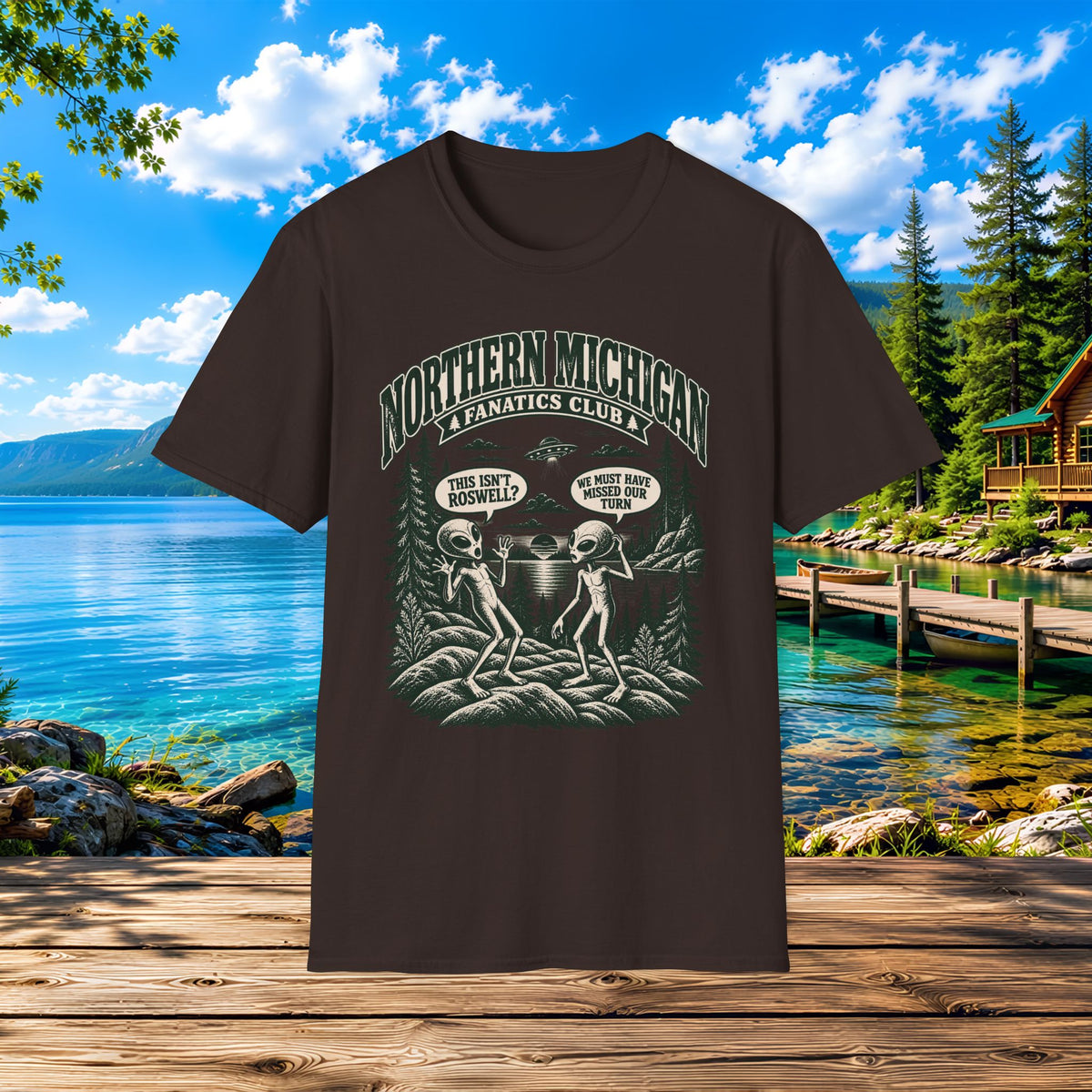 Northern Michigan Alien Invasion T-Shirt —  Aliens, Roswell, and UFO