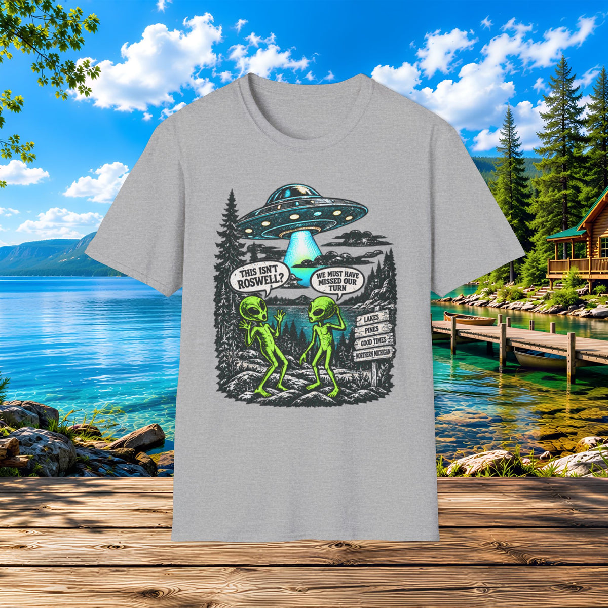 Alien Invasion T-Shirt —  Aliens, Roswell, and UFO's