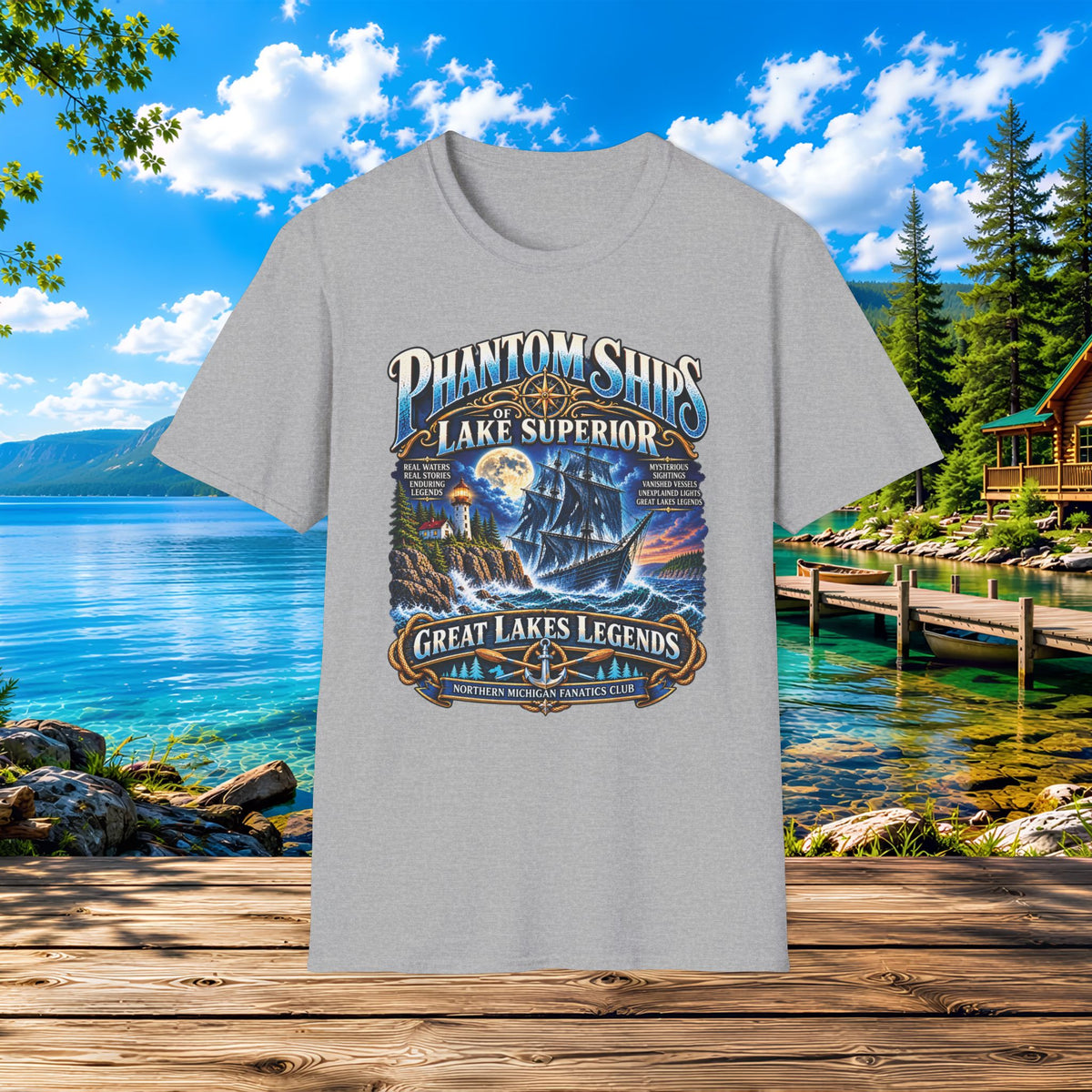 Michigan Mishipeshu Lake Monster T-Shirt — Northern Michigan Legends Graphic Tee