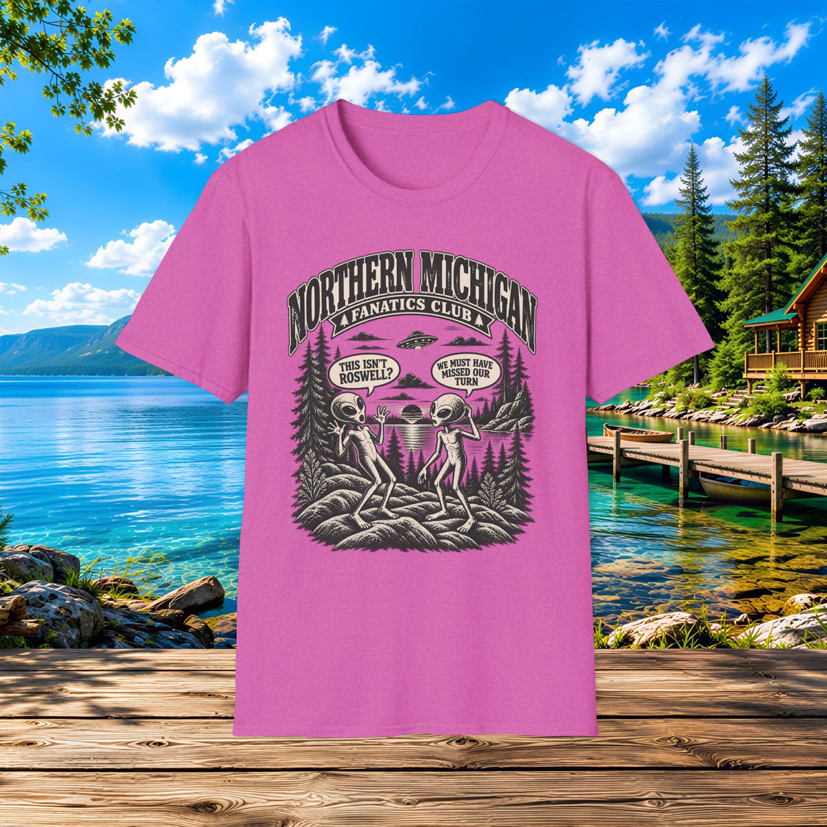 Northern Michigan Alien Invasion T-Shirt —  Aliens, Roswell, and UFO