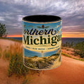 Northern Michigan Coffee Mug — Scenic Dunes Sunset Accent Mug (11/15oz)