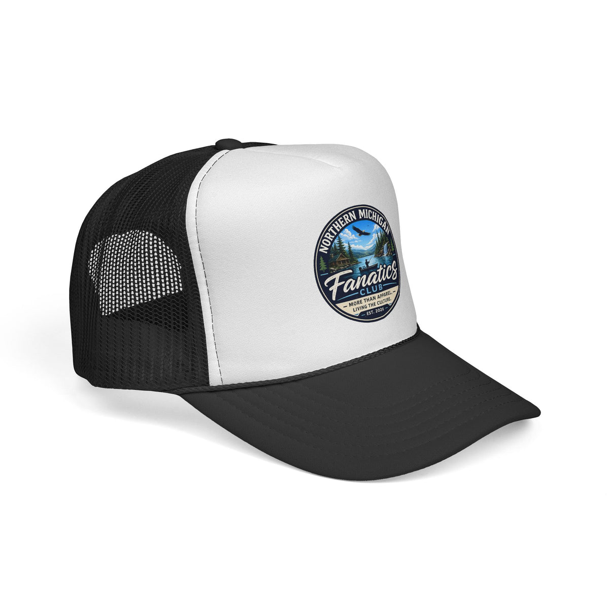 Northern Michigan Fanatics Trucker Cap — Vintage Lakeside Patch Hat