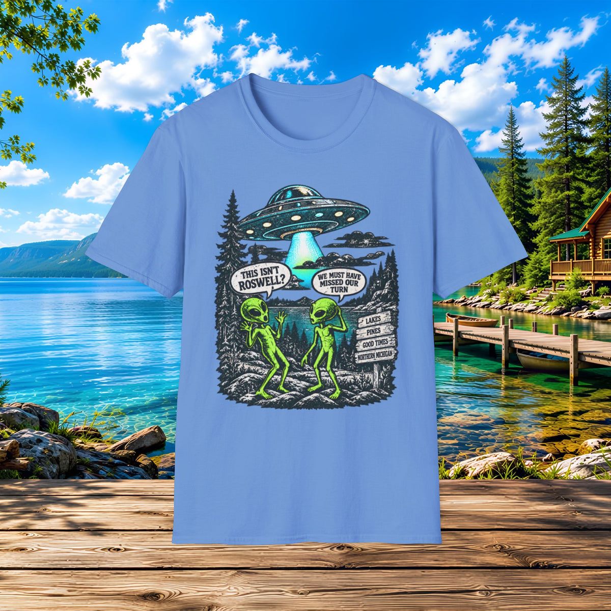 Alien Invasion T-Shirt —  Aliens, Roswell, and UFO's