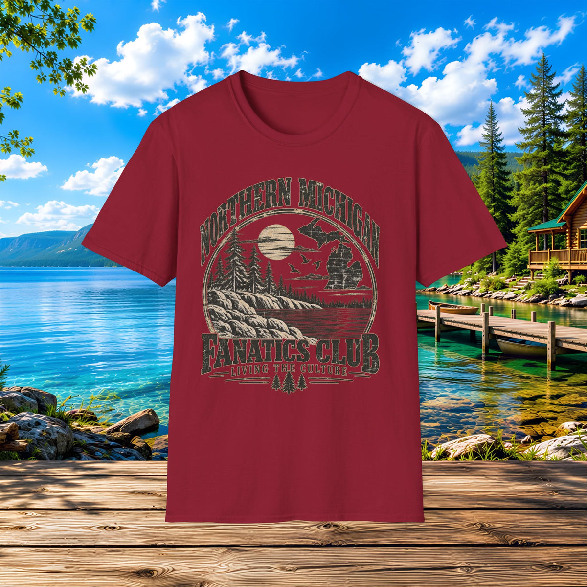 Northern Michigan Fanatics Club T-Shirt – Living The Culture