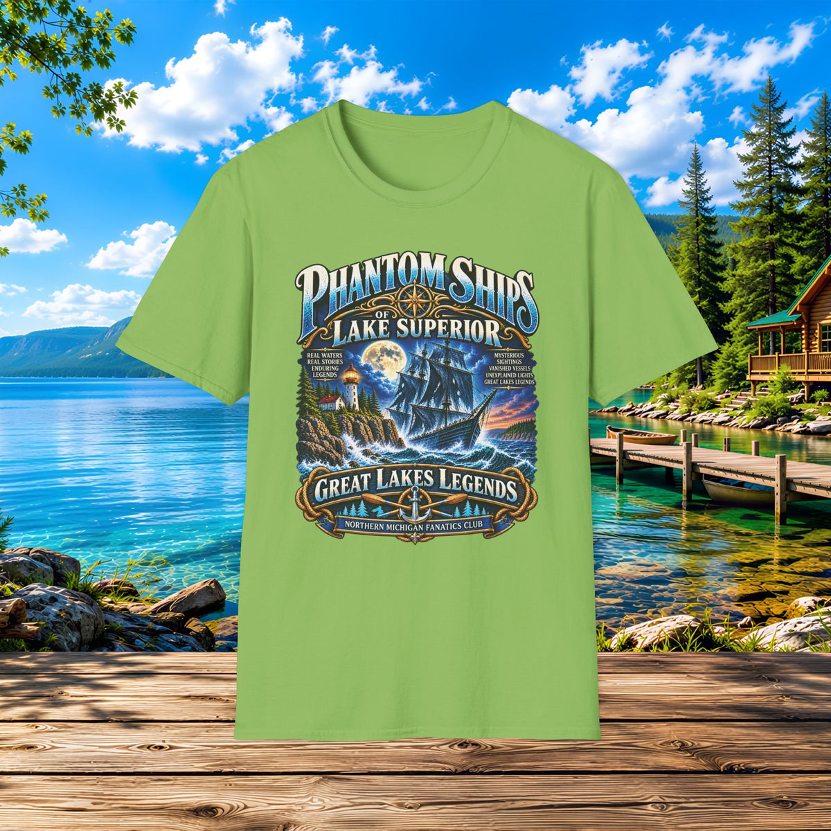 Michigan Mishipeshu Lake Monster T-Shirt — Northern Michigan Legends Graphic Tee